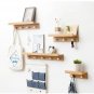 Furniture Accessories Multipurpose Wall Commodity Shelf Mounted Hook Bracket black