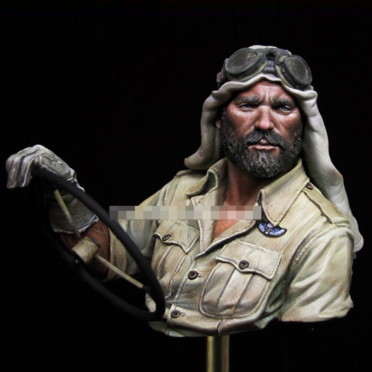 1/10 Resin Model Kit British Soldier SAS Driver North Africa WW2 ...