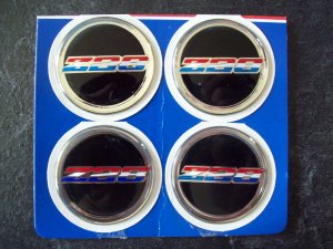 Camaro Z/28 wheel emblems New