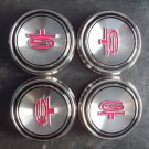 1968 1969 1970 Ford Mustang GT center caps