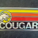 Mercury Cougar license plate
