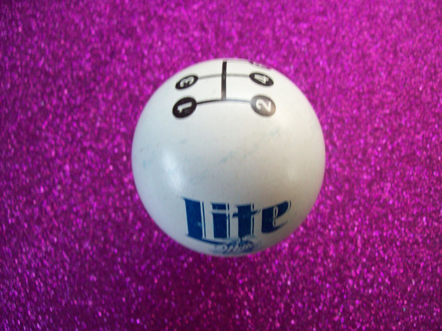 Miller Lite Beer 4 Speed beer tap Shift knob