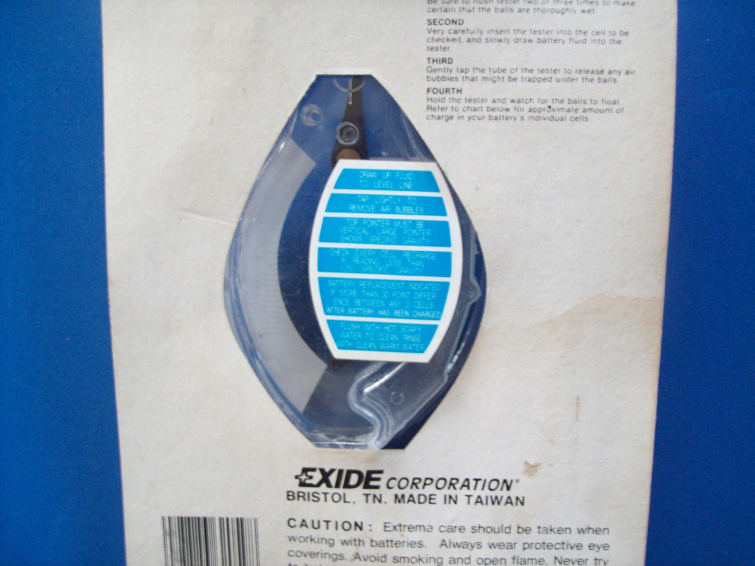 Exide Rapid Test battery tester 6 12 24 volt