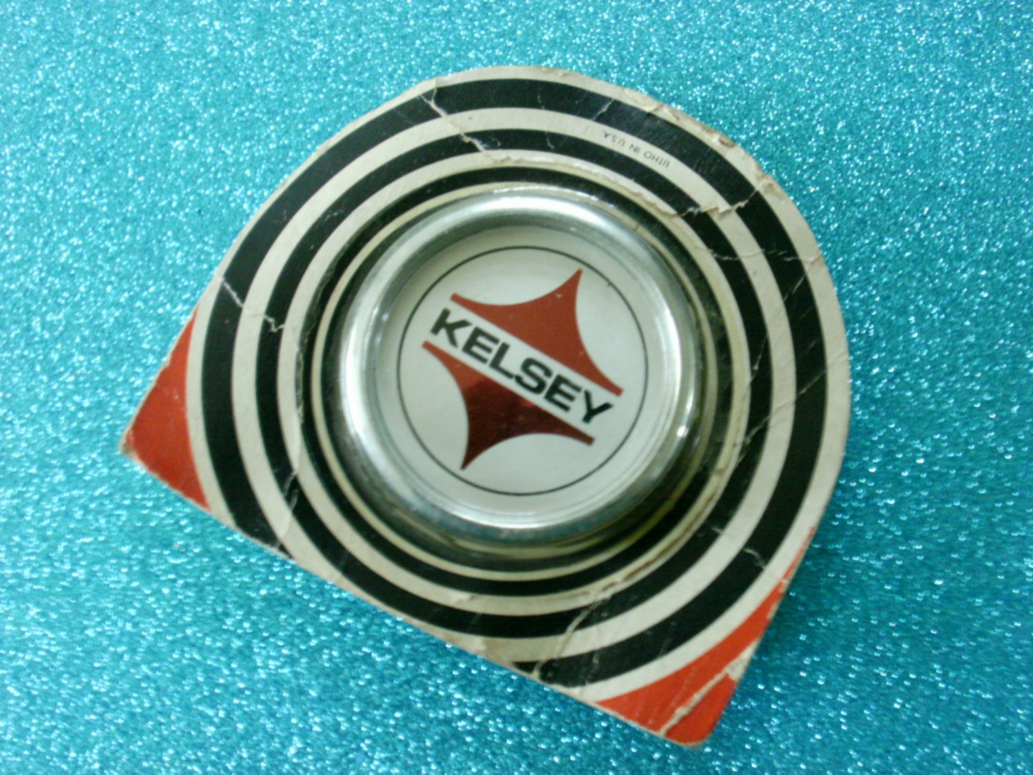 Vintage Kelsey Hayes wheel center caps