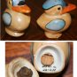 Irridized Bird Salt and Pepper Shakers, Marked Japan on bottom, Vintage Lusterware