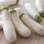 100 PCS Seeds Asian White Eggplant