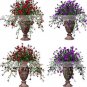 200 PCS Seeds Dark Red Purple Garden Petunia Hybrida Flowering Plants
