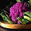 100 PCS Seeds Italian Black Cauliflower Di Sicilia Violetto Vegetables