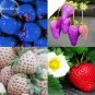100 PCS Seeds Mixed 4 Types of Blue Purple White Red Strawberry