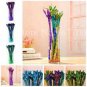 40 PCS Seeds Rainbow Lucky Bamboo Bonsai Small Potted Plants