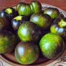 100 PCS Seeds Rare Heirloom Arbuznyi Big Green Tomato with Dark Green Line Organic
