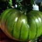 100 PCS Seeds Rare Heirloom Arbuznyi Big Green Tomato with Dark Green Line Organic