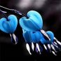 5 PCS Seeds Rare Lamprocapnos spectabilis Blue Asian Bleeding Heart Flower
