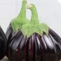 100 PCS Seeds Rarest Heirloom 'Emperor' Black Pear Eggplant Vegetable
