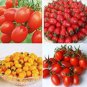 200 PCS Seeds Tomoto Seeds mixed packed Purple Black Red Yellow Green Cherry Peach Pear Tomato