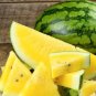 20 PCS Seeds Yellow Skin Yellow Inside Sweet Round Watermelon 'Wu Feng' Organic