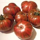 300 PCS Seeds Tomato Coffee Color with Brown Stripes 'Zicai' Vegetable