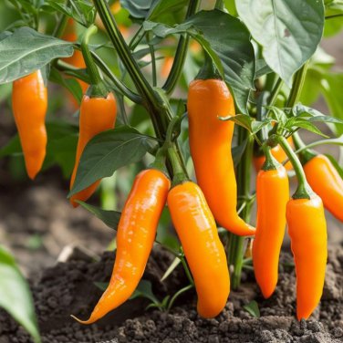 Chilli Bulgarian Carrot Hot Pepper 20 PCS Seeds