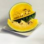Yellow Skin Yellow Inside Sweet Round Watermelon 'Wu Feng' Organic 20 PCS Seeds