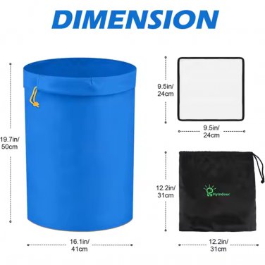 Herbal Extractor Kit 5 Gallon Bubble Bags Filter Canvas with Pressing Screen - 1
