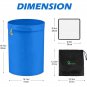 Herbal Extractor Kit 5 Gallon Bubble Bags Filter Canvas with Pressing Screen - 1