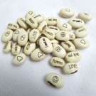Lot Mini Magic White Bean Seeds Gift Plant - 100 Seeds Lot Mini Magic White Bean Seeds Gift Plant - 100 Seeds