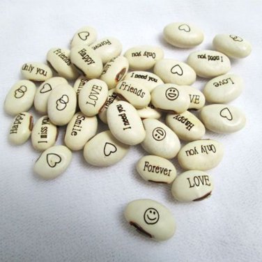 Lot Mini Magic White Bean Seeds Gift Plant - 100 Seeds