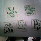 Lake Life Coasters/ Set of 5