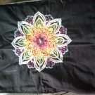 Embroidered Neon Mandala Sign