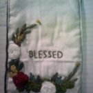 Embroidered Blessed Sign