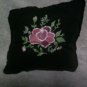 Embroidered Pink Flowers