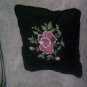 Embroidered Pink Flowers