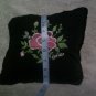 Embroidered Pink Flowers