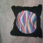 Embroidered Waves Pillow
