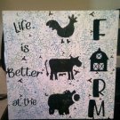 Farmhouse 12x12 ceramic tile