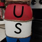 patriotic 4th of july Decorative Mason Jar