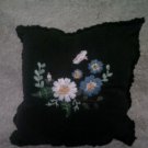 Embroidered Blue Flowers