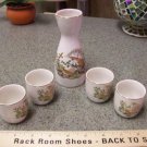 Painted Japanese sake Set