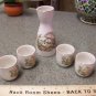Painted Japanese sake Set