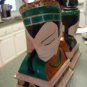 Handmade Asian Statue Bookends
