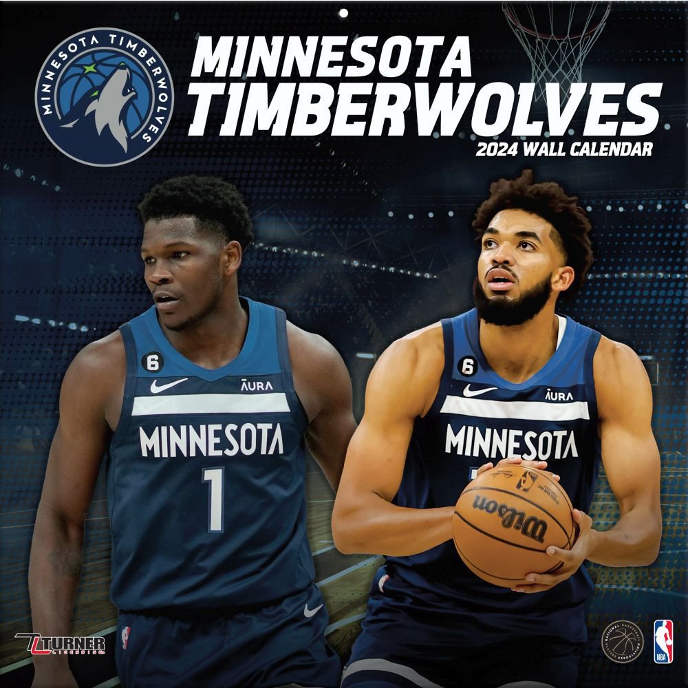 Minnesota Timberwolves 2024 Wall Calendar