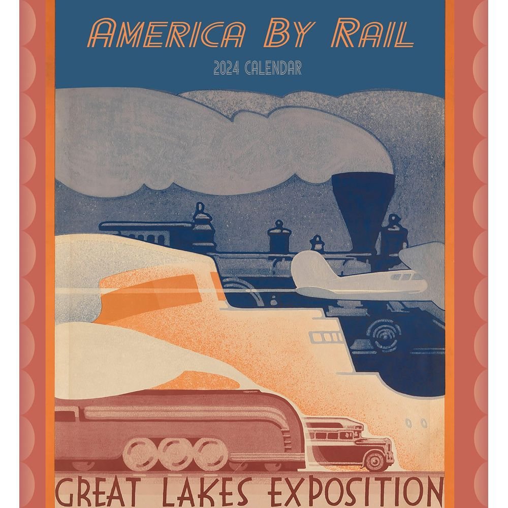 America By Rail 2024 Wall Calendar