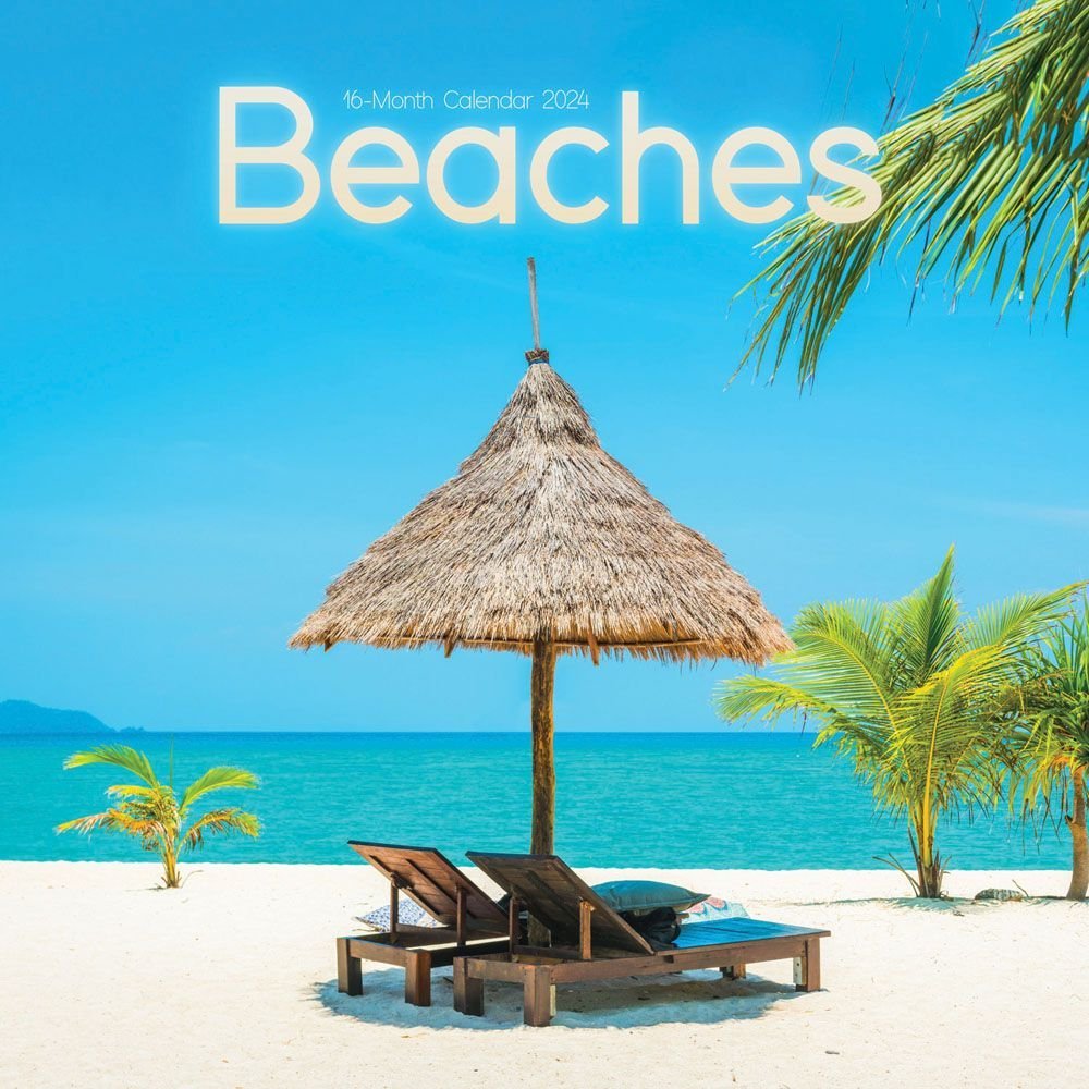 Beaches 2024 Wall Calendar