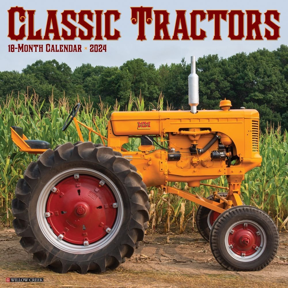 Tractors 2024 Wall Calendar