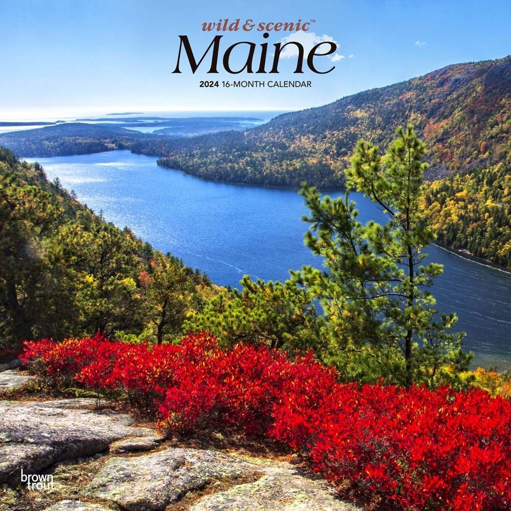 Maine Wild and Scenic 2024 Wall Calendar