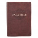 KJV Super Giant Print Reference Bible   Chestnut Brown   Thumb Indexed