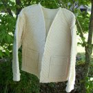 Chic & Shabby Raggedy Quilted Ladies Jacket Handcrafted Size M-L