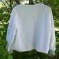 Chic & Shabby Vintage Chenille Jacket Reversible Mother of Pearl Buttons, Embroidery