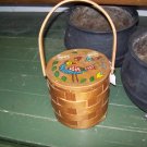 Vintage Basket Purse Retro Handbag Bag Woven Wood