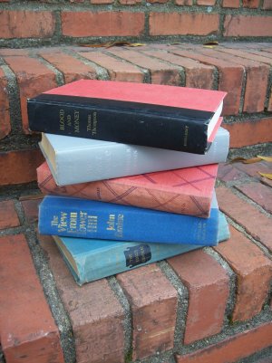 Vintage Book Collection Instant Library Paris Apartment French Country